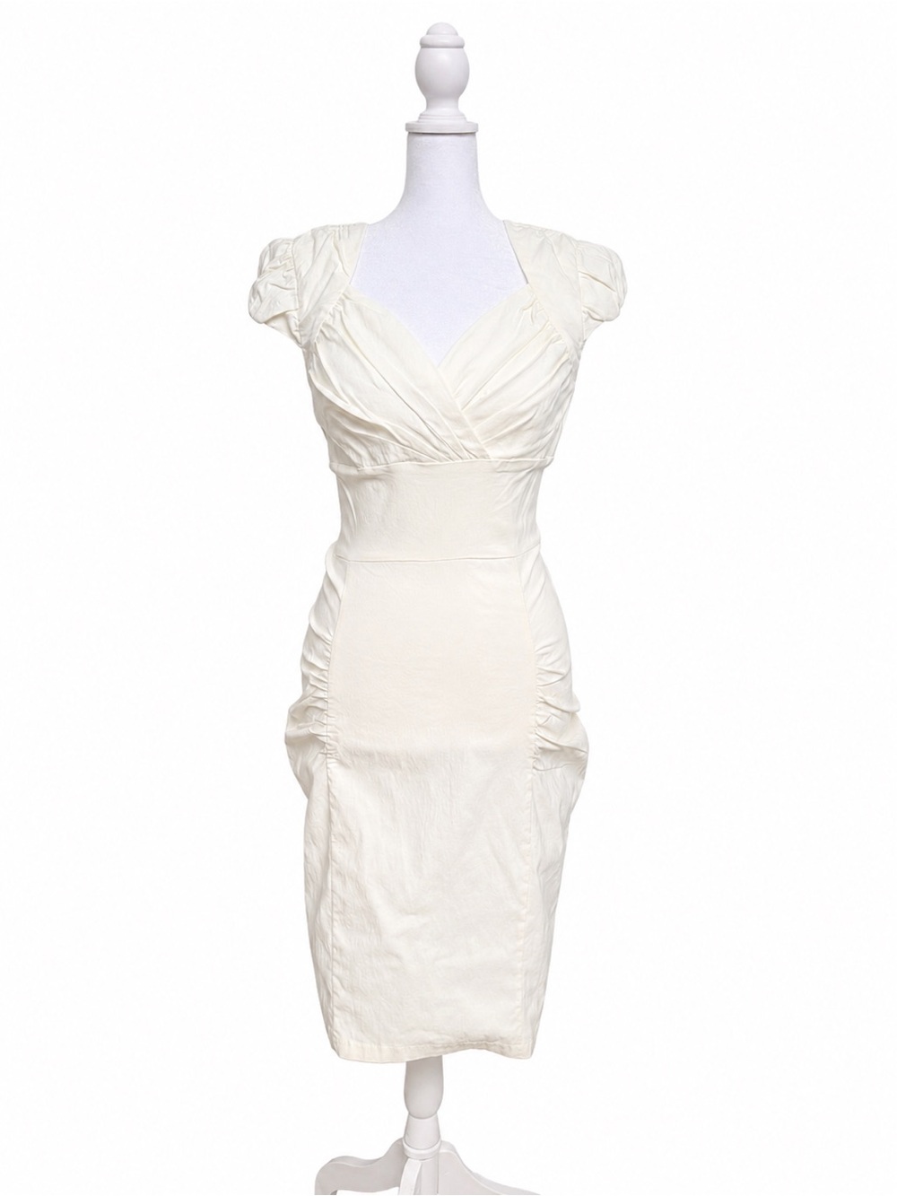 Newdow Classic Collection pencil dress size large white
